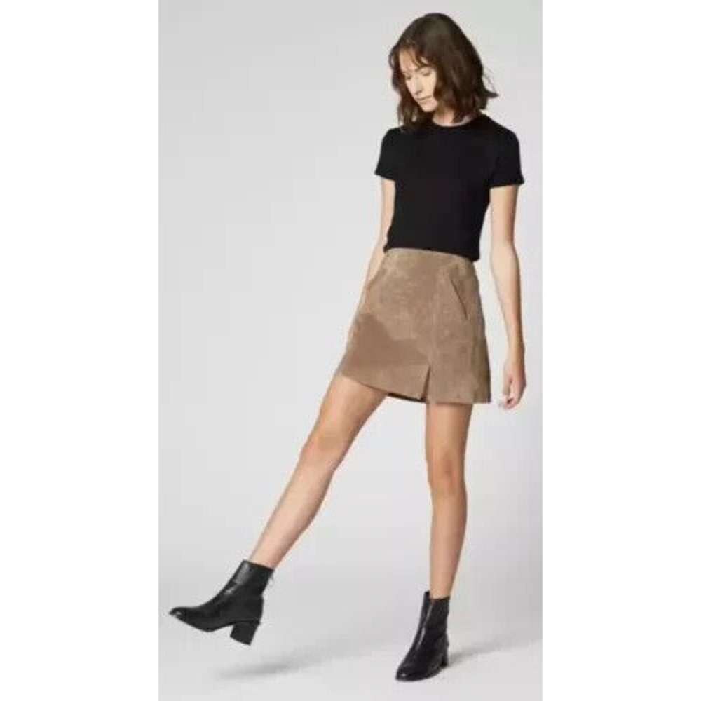 BlankNYC Skirt Womens Size 29 Faux Suede Modern Mini A Line Western Rodo Cowgirl